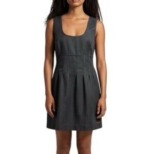 Aritzia Wilfred Charcoal Grey 100% Wool Dress (Size 8)
